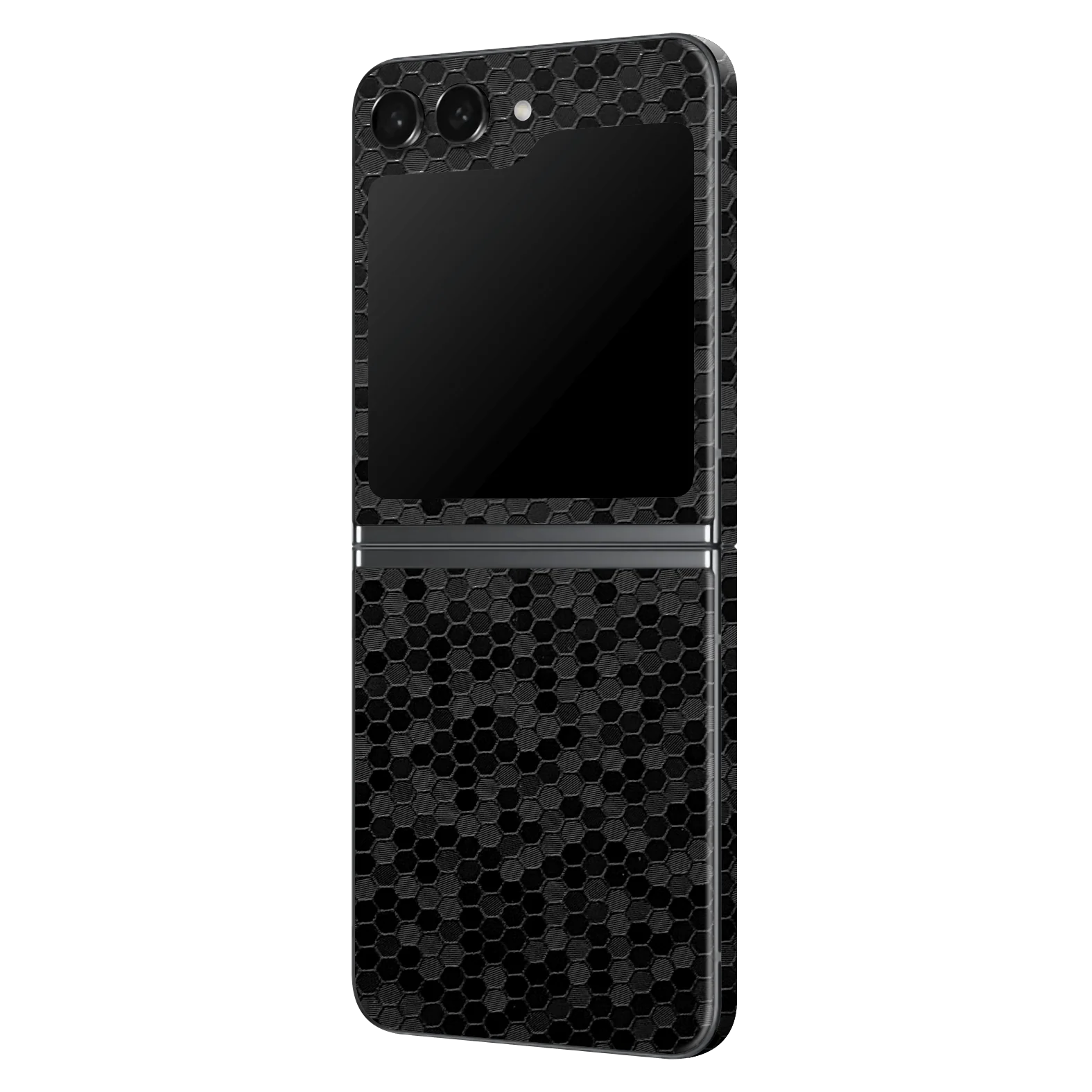 Samsung Z Flip 5 LUXURIA BLACK HONEYCOMB 3D TEXTURED Skin