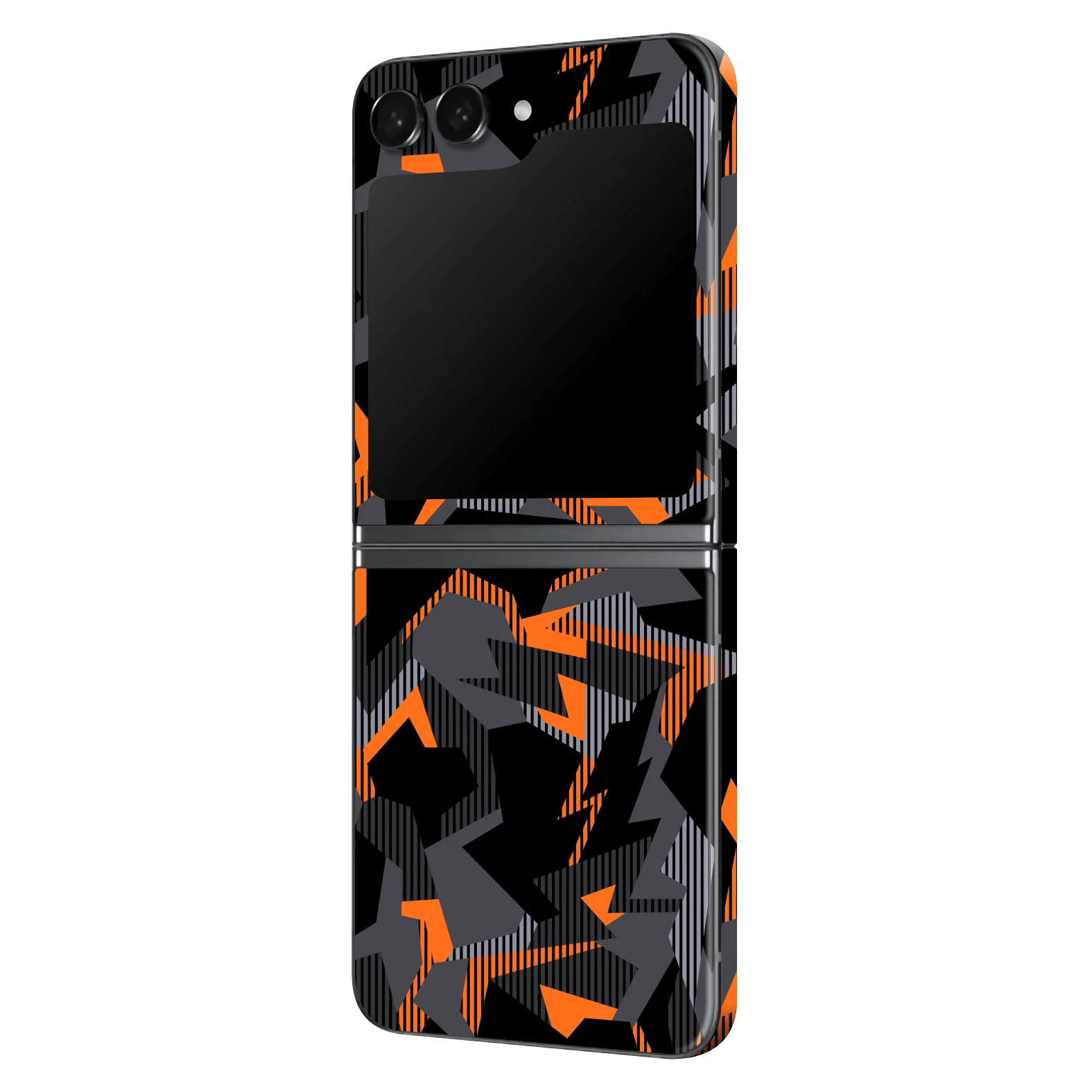 Samsung Z Flip 5 SIGNATURE Sharp-Edged Orange CAMO Skin