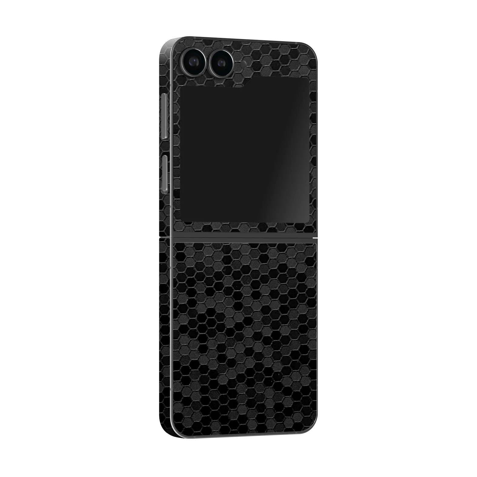 Samsung Z Flip 6 LUXURIA BLACK HONEYCOMB 3D TEXTURED Skin