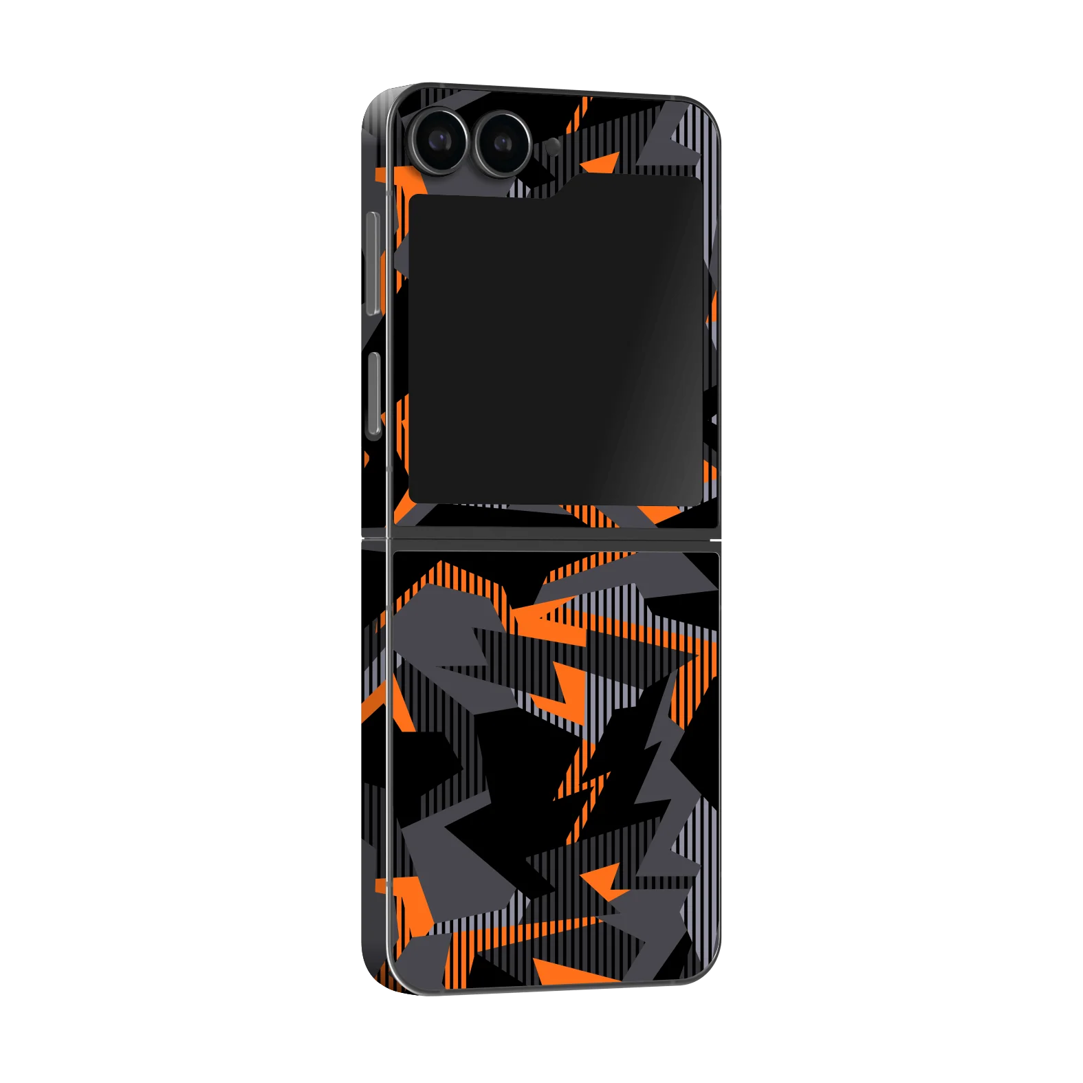 Samsung Z Flip 6 SIGNATURE Sharp-Edged Orange CAMO Skin