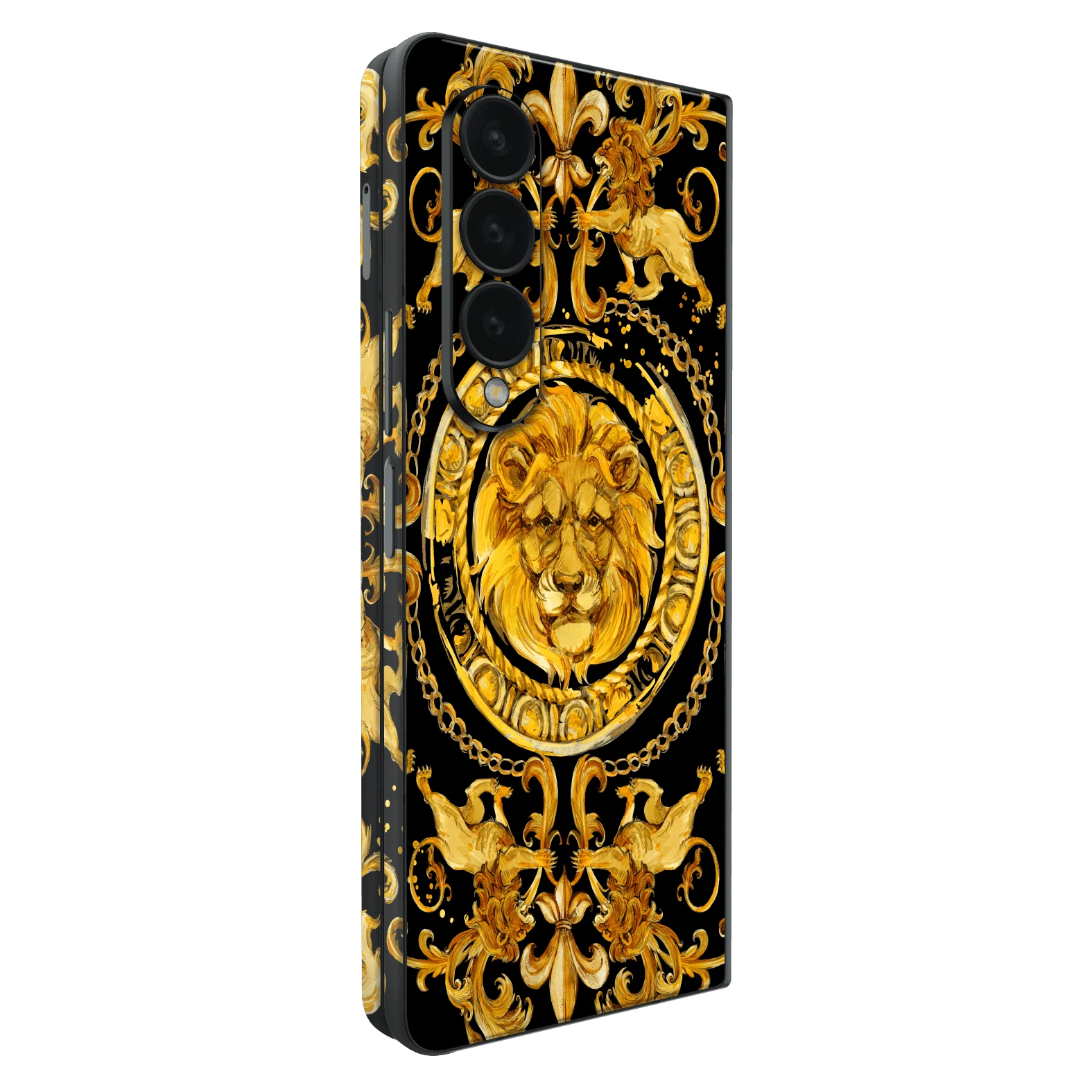 Samsung Z FOLD 4 SIGNATURE Baroque Gold Ornaments Skin