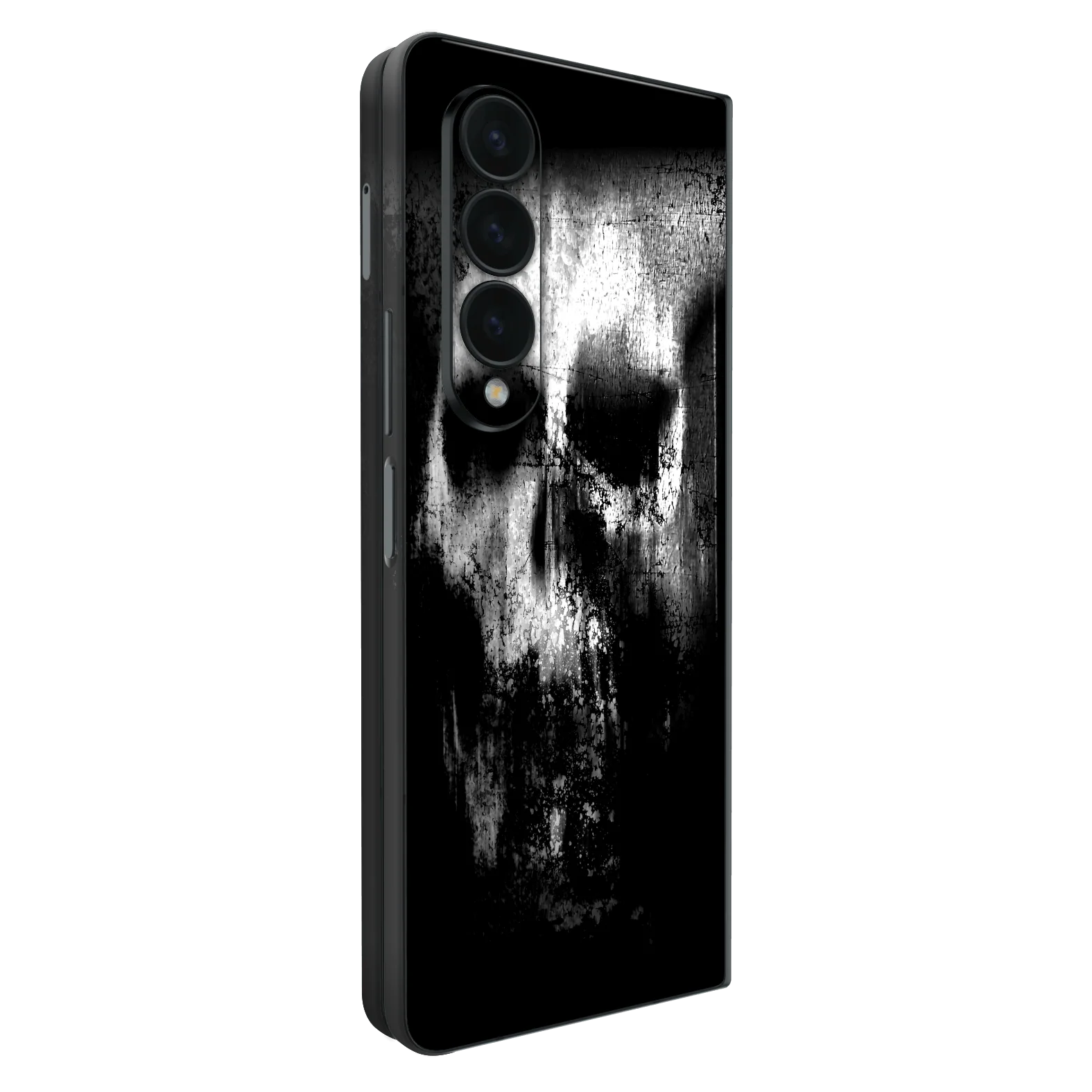 Samsung Z FOLD 4 SIGNATURE Horror Black & White SKULL Skin