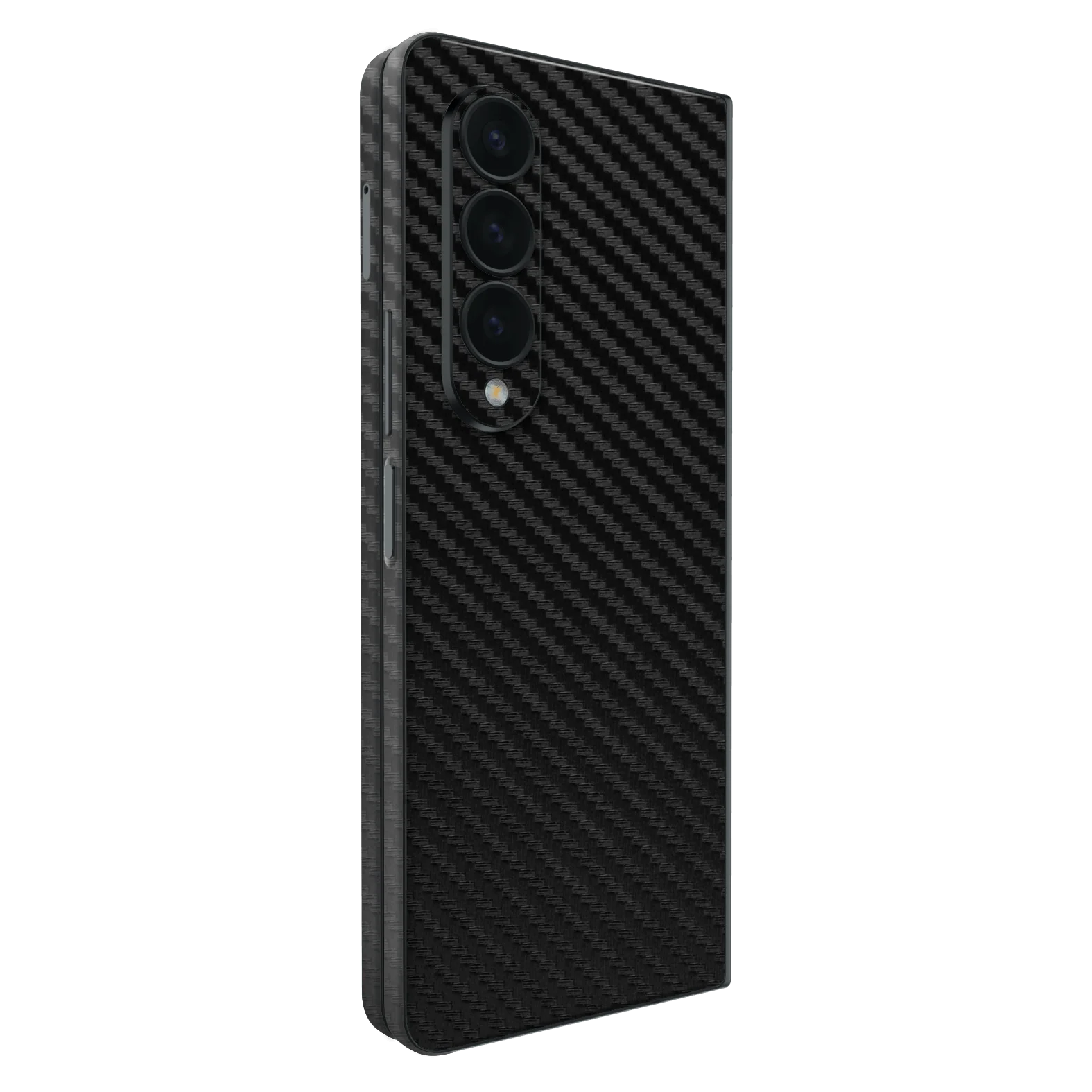 Samsung Z FOLD 4 Textured CARBON Fibre Skin - BLACK