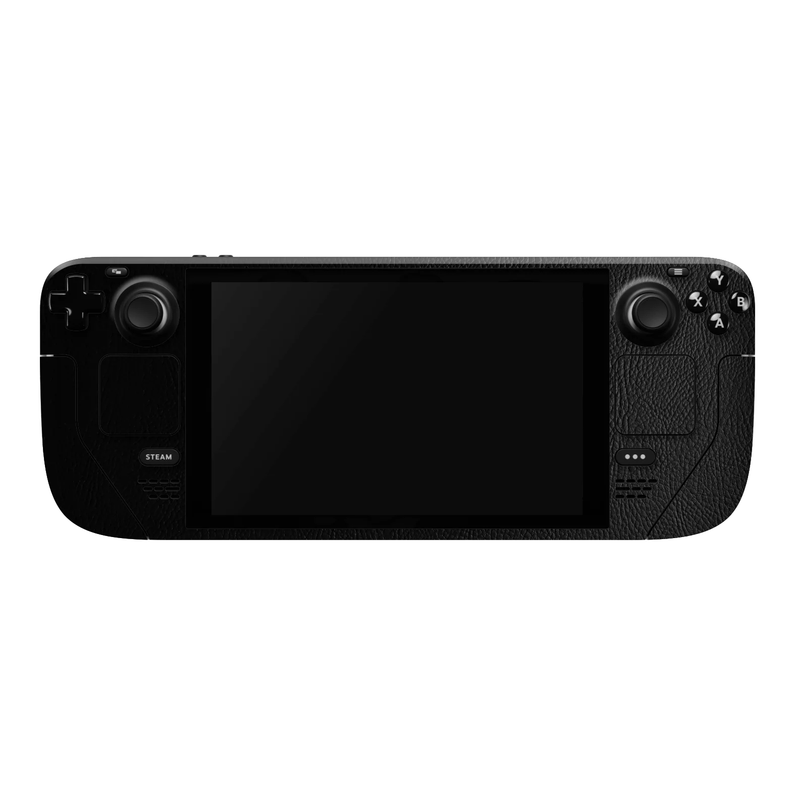 Steam Deck Oled LUXURIA RIDERS Black LEATHER Textured Skin