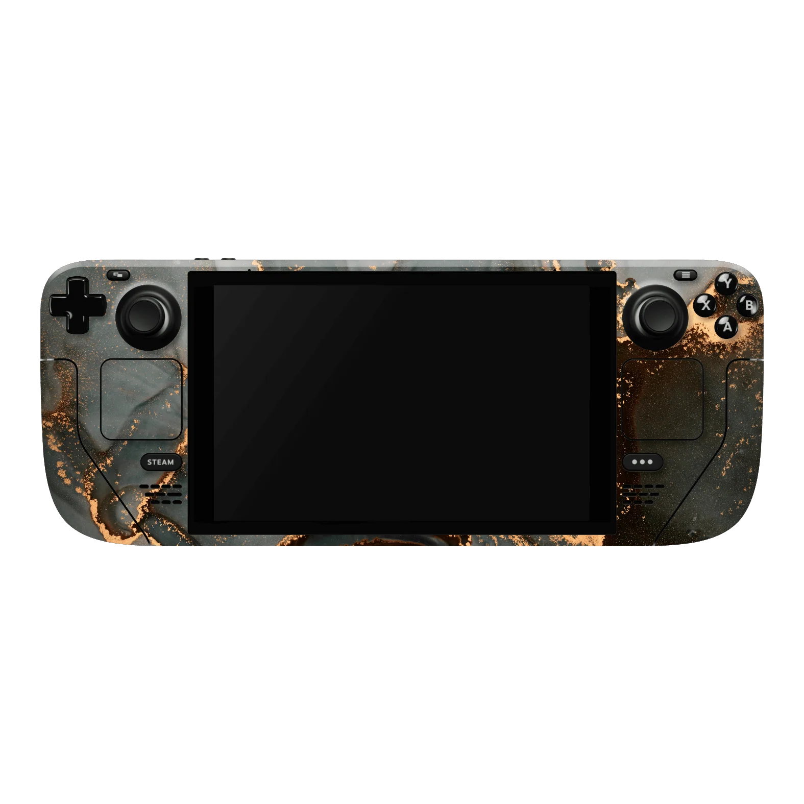 Steam Deck Oled SIGNATURE AGATE GEODE Deep Forest Skin - Image 2