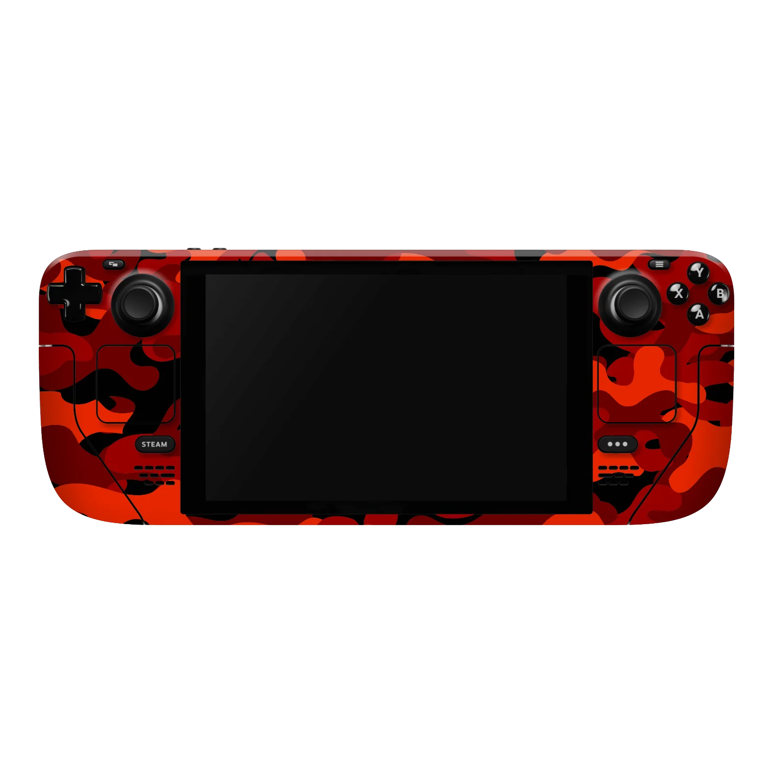 Steam Deck Oled SIGNATURE Fire CAMO Skin - Image 2