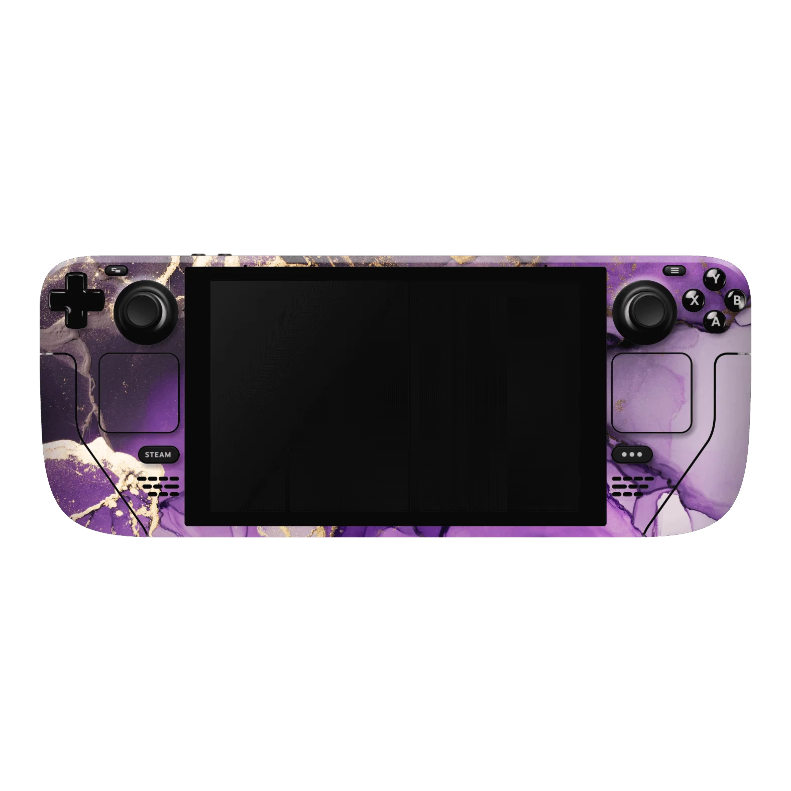 Steam Deck SIGNATURE AGATE GEODE Purple-Gold Skin - Image 2