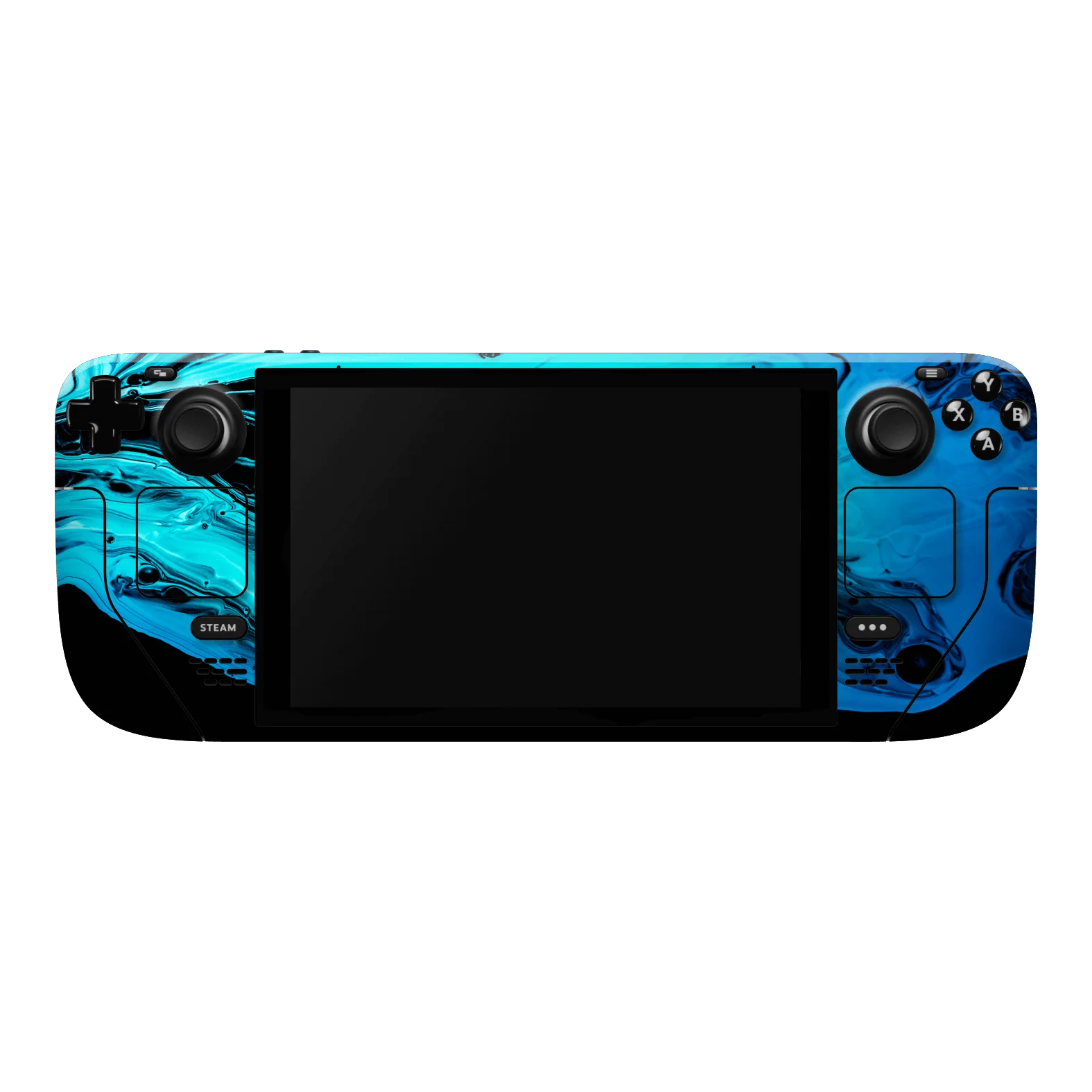 Steam Deck SIGNATURE Blue Liquid Skin - Image 2