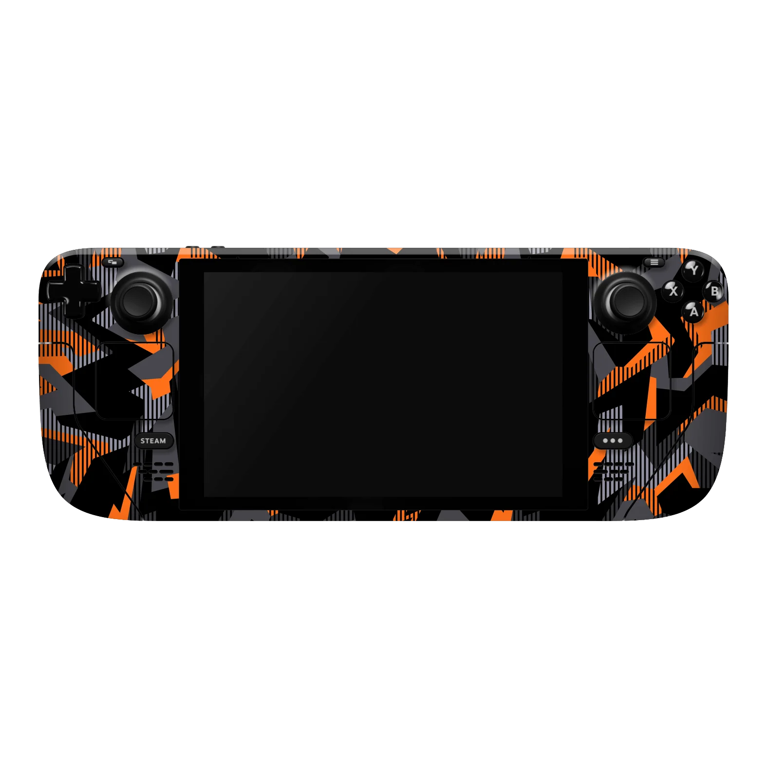 Steam Deck SIGNATURE Sharp-Edged Orange CAMO Skin - Image 2