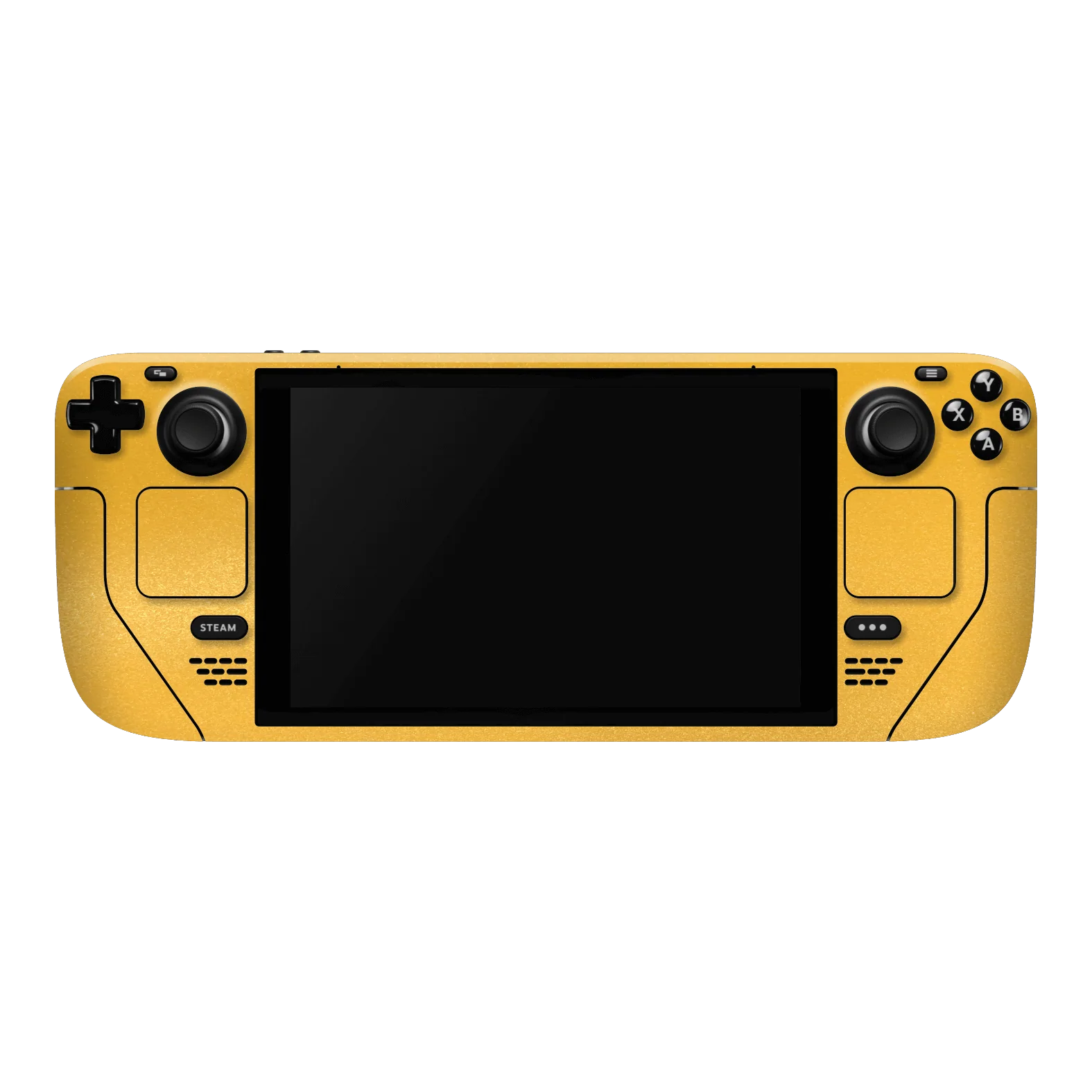 Steam Deck YELLOW MATT Metallic Skin
