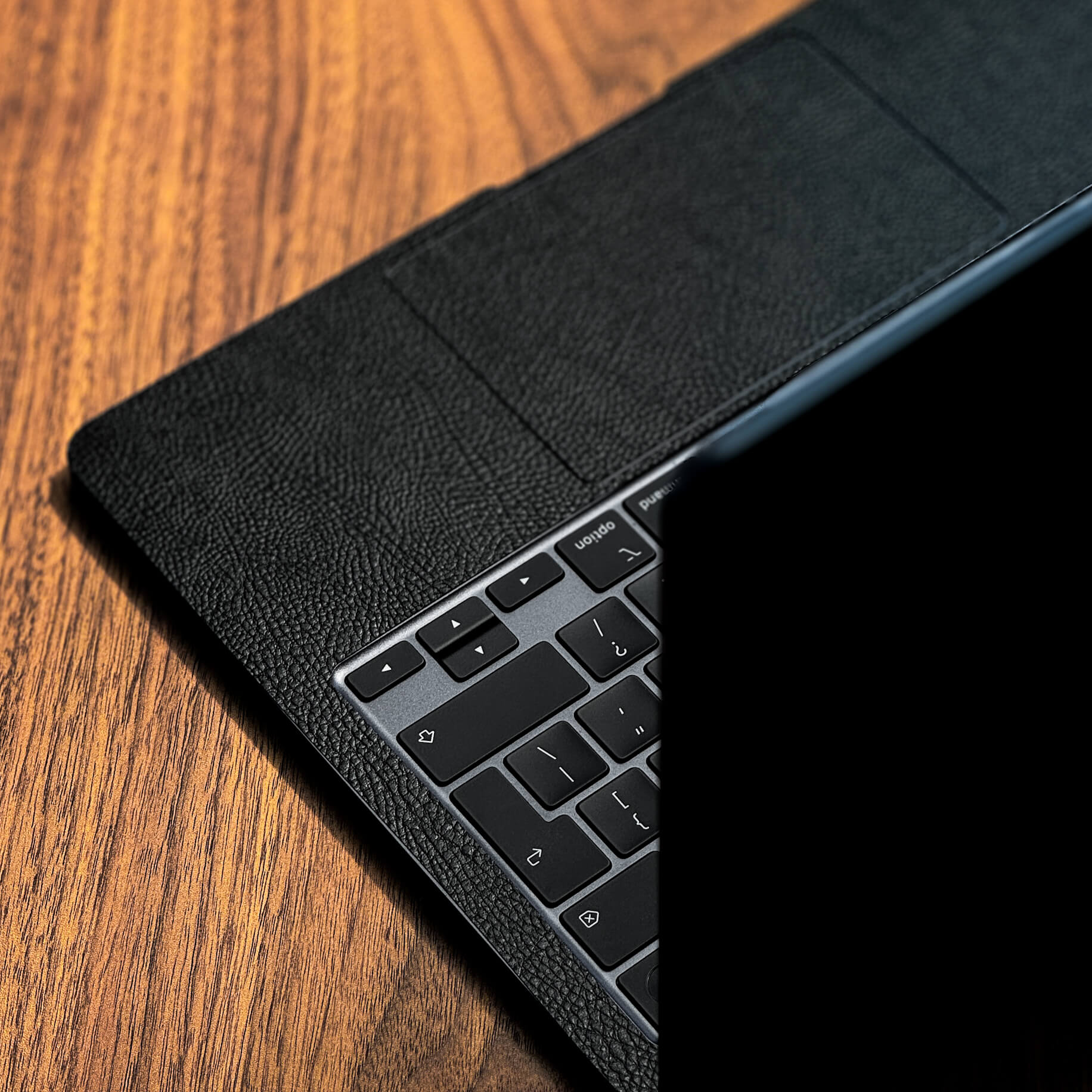 iPhone XR LUXURIA RIDERS Black LEATHER Textured Skin - Image 3