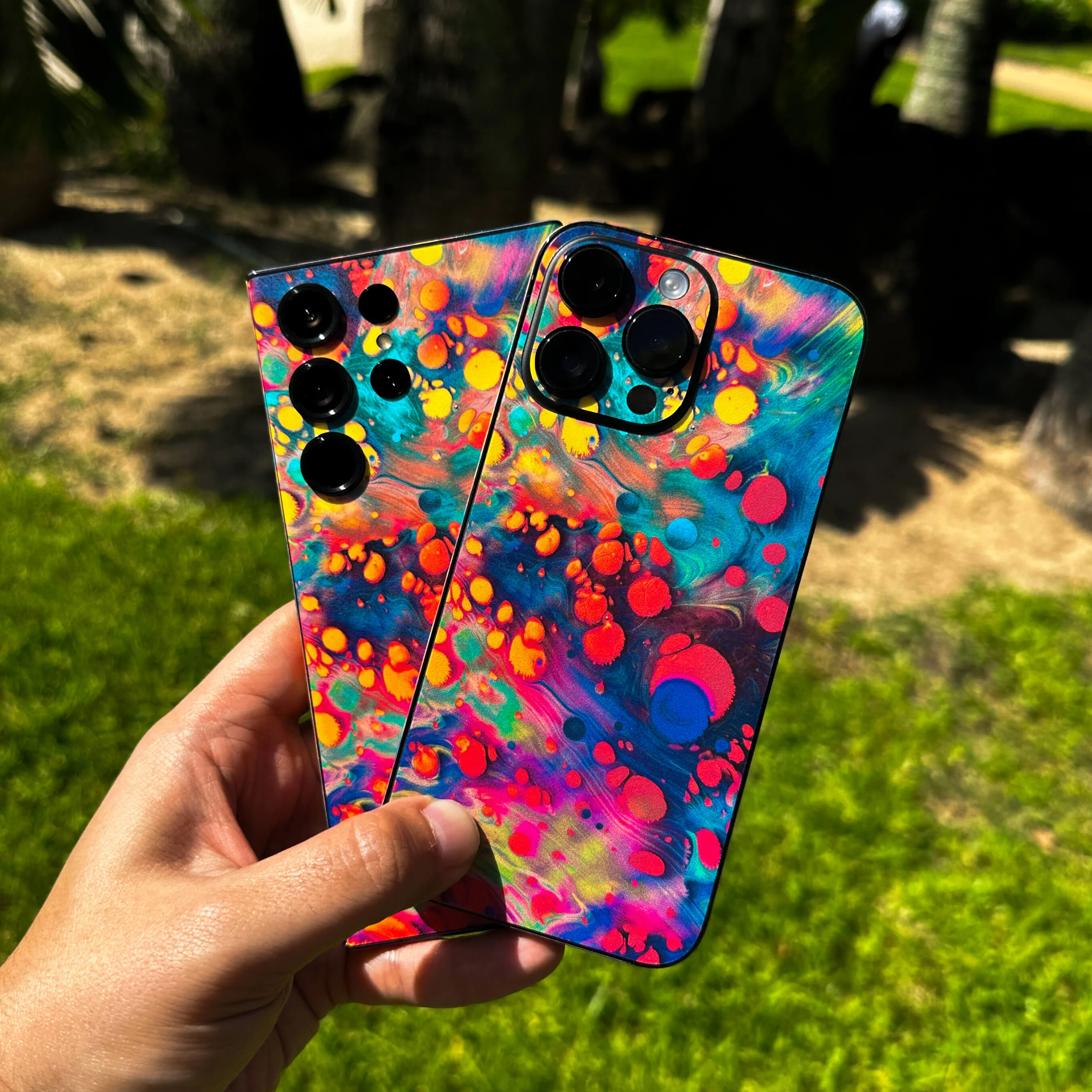 Google Pixel 7 PRO SIGNATURE Abstract Art Impression Skin - Image 2