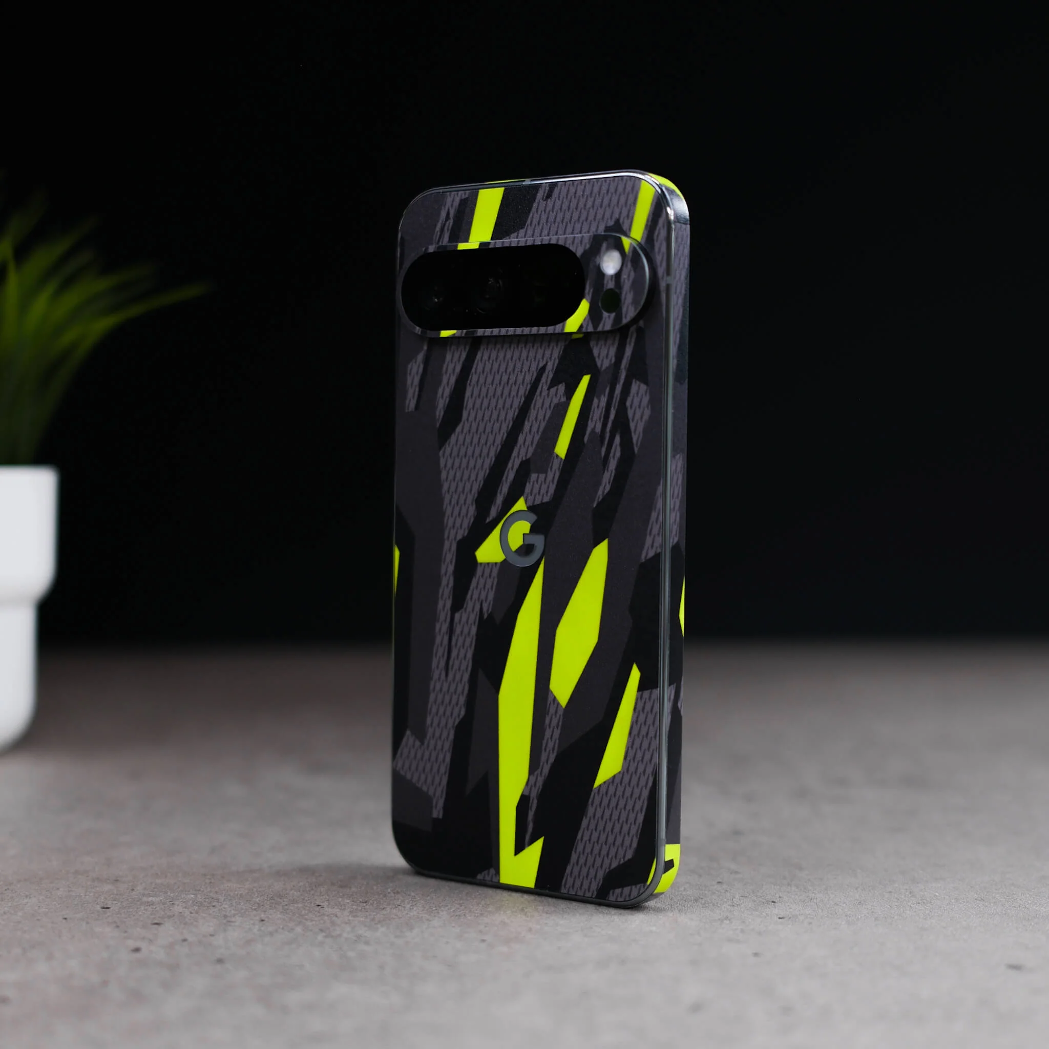 Google Pixel 8a SIGNATURE Abstract Green CAMO Skin - Image 2
