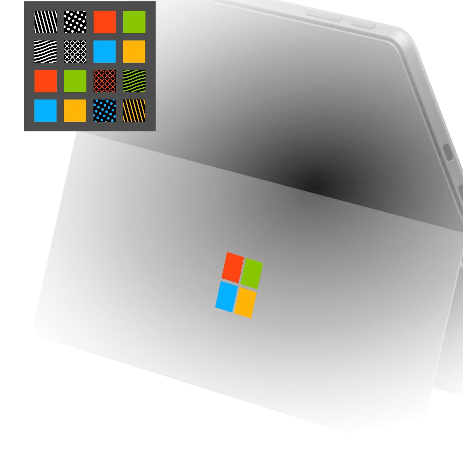 Surface Pro 9 Soft-Touch PHANTOM Black StealthMatte Skin - Image 2