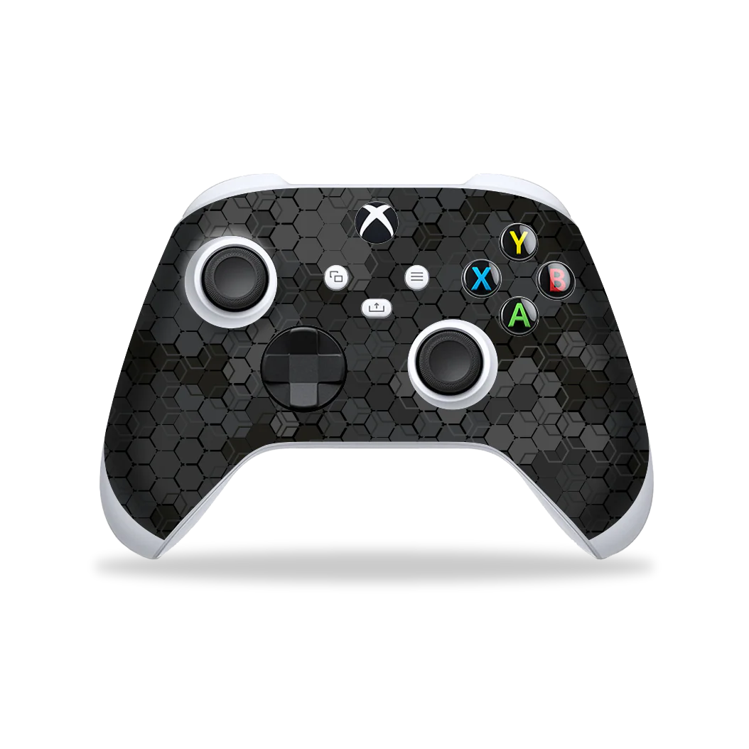 XBOX Series S CONTROLLER Skin - SIGNATURE Abstract SLATE Hexagon