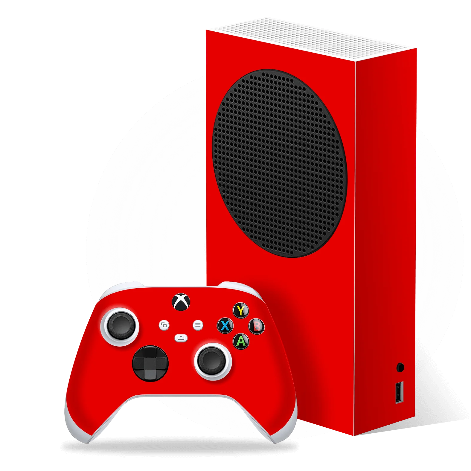 Xbox SERIES S GLOSSY Bright Red Skin