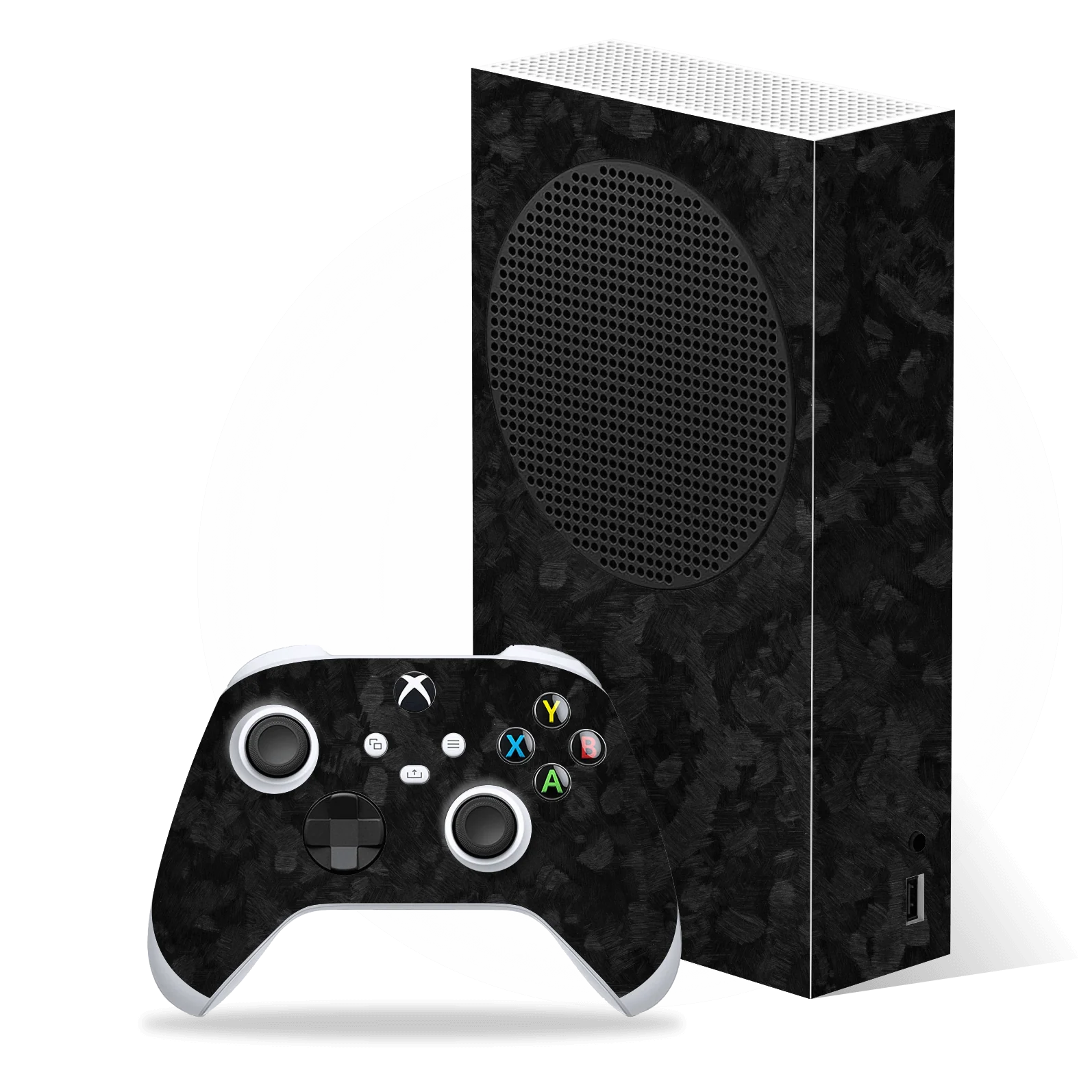Xbox SERIES S LUXURIA FORGED CARBON Fibre 3D Textured Skin