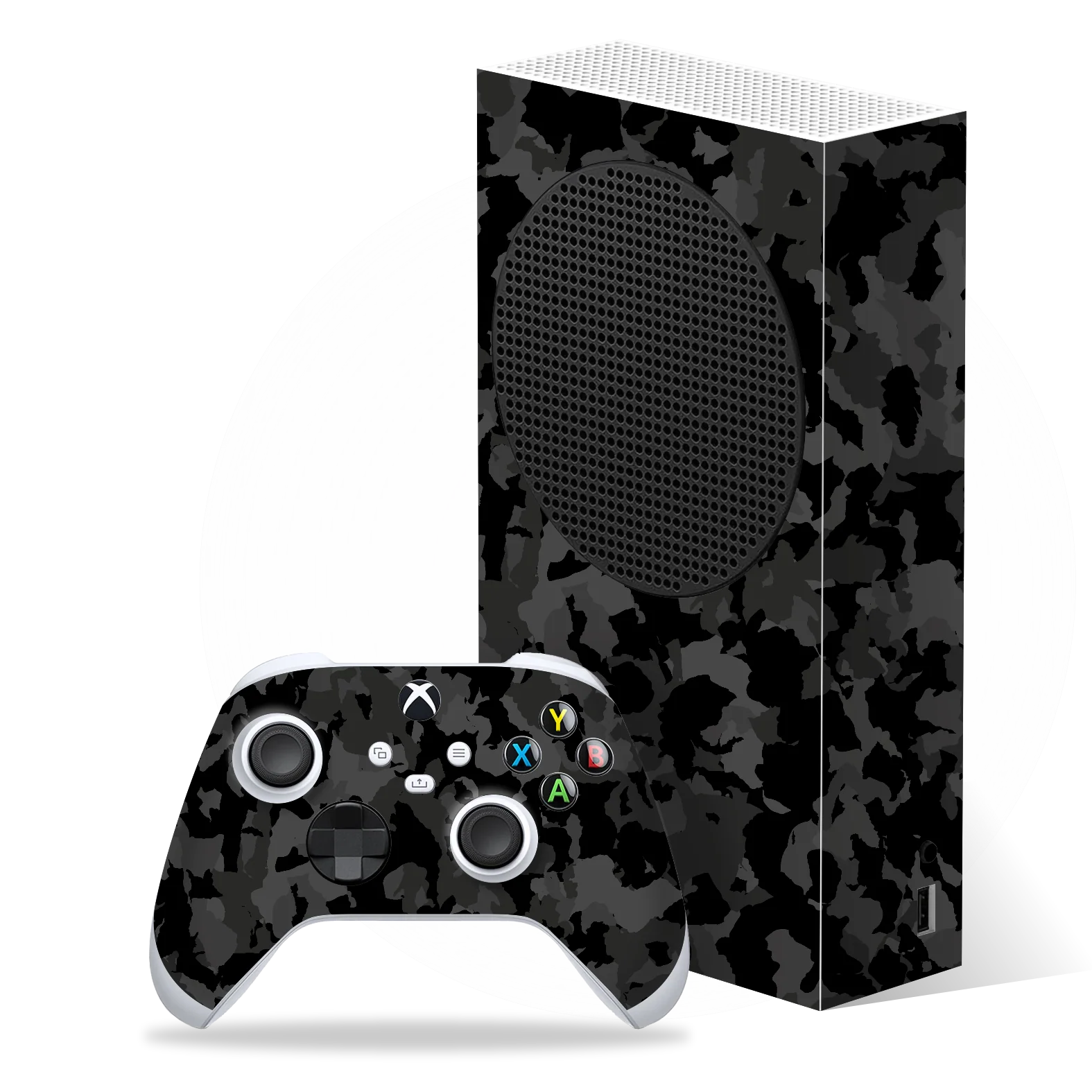 Xbox SERIES S SIGNATURE Camouflage DARK SLATE Skin
