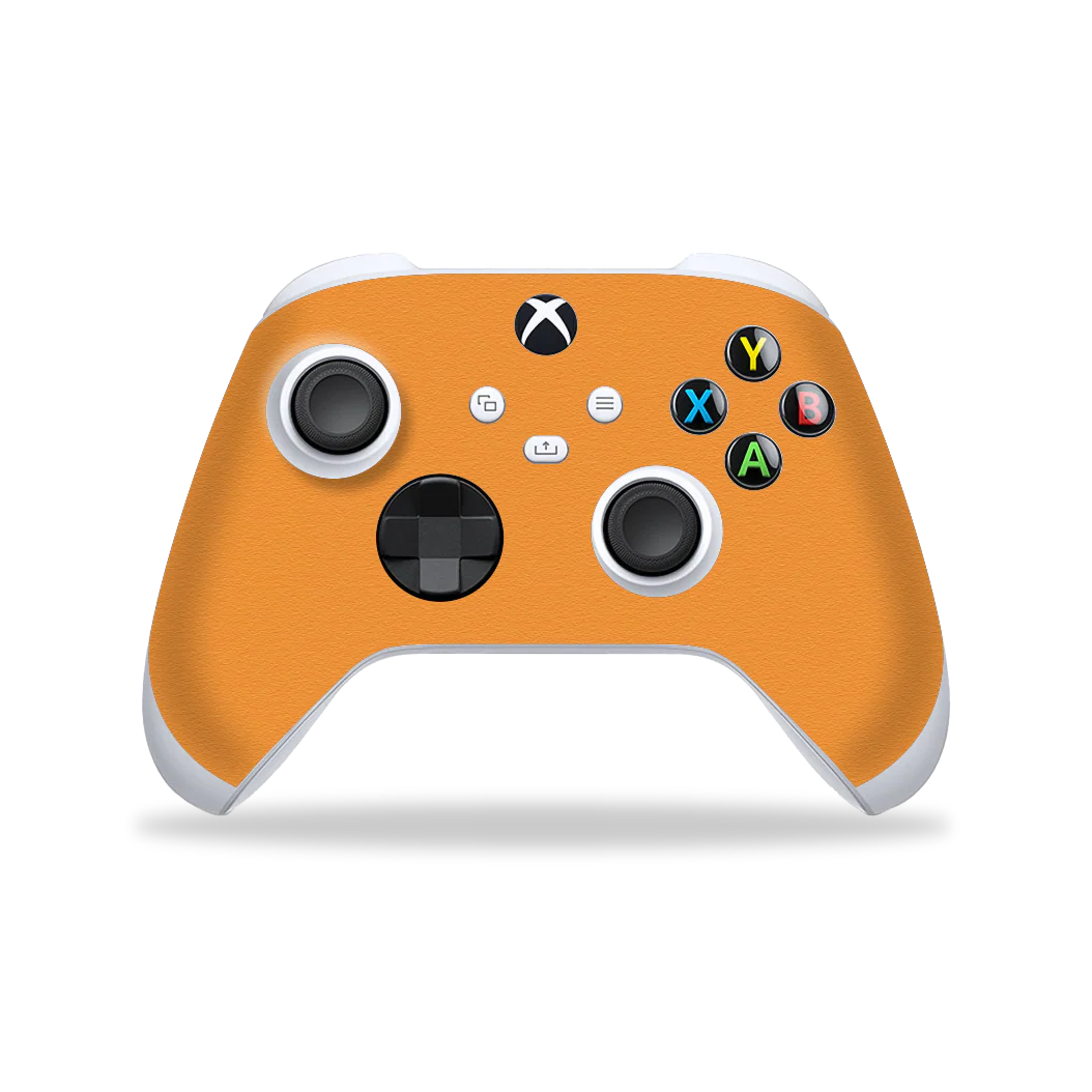 XBOX Series X CONTROLLER Skin - LUXURIA Textured Sunrise Orange Matt